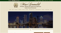 Desktop Screenshot of macdonaldfuneral.com